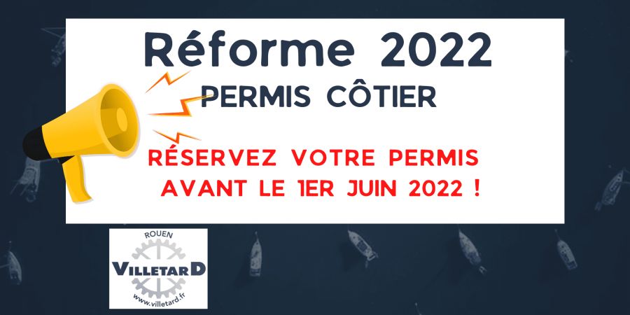 Permis bateau côtier - Réforme 2022 : Quels sont les changements ?