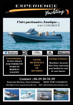 Expérience Yachting spécialiste du semi rigide haute de gamme sur Port Camargue ZAR FORMENTI , NUOVA JOLLY, NORTHSTAR