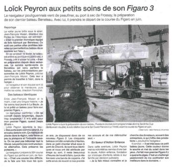 Loïck Peyron article