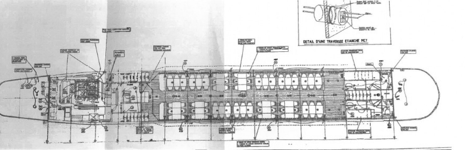 Bateau Passagers Peniche Evenementielle Ef Erp 115 Pax - 150ch Baudouin (Die.) - 38.8m - 1948 - 250.000 €