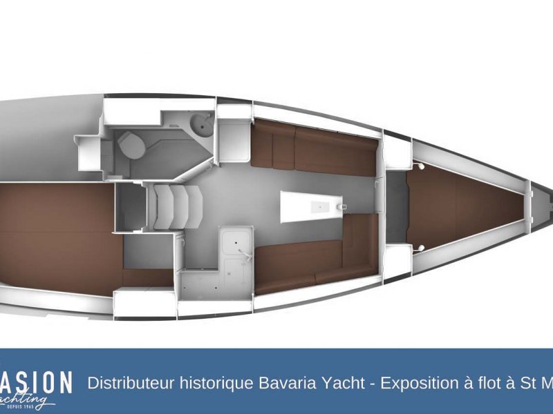 Bavaria Cruiser 34 - 18ch 3YM20 Yanmar (Die.) - 9.99m - 2024 - 143.880 €