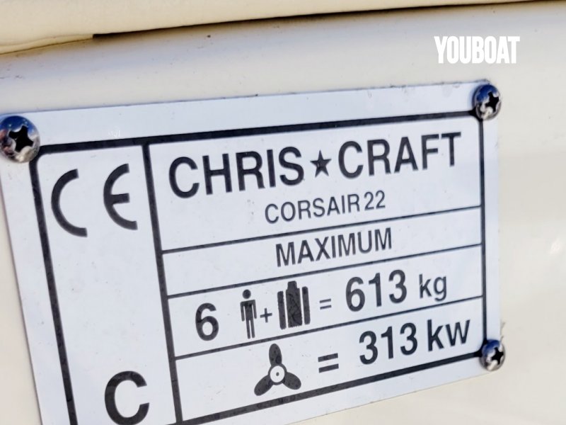 Chris Craft Corsair 22 Heritage - 300ch Volvo Penta (Ess.) - 6.63m - 2011 - 54.900 €