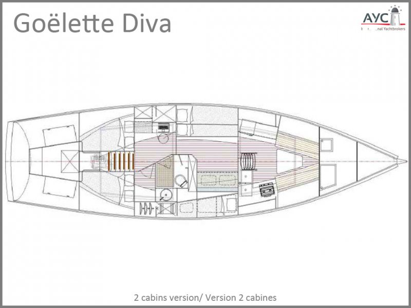 Goelette Diva - 75ch Volvo Penta - 14.2m - 2014 - 490.000 €
