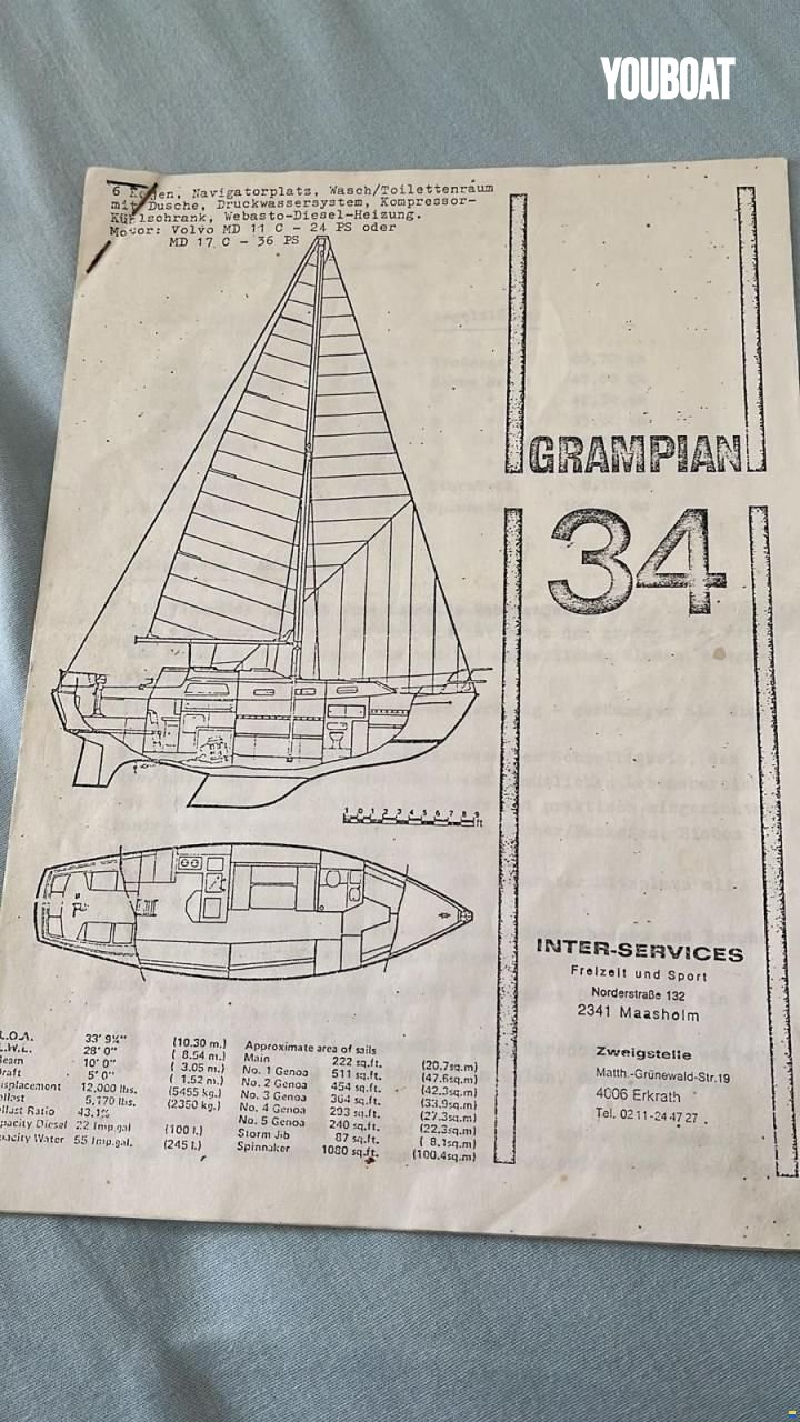 Grampian 34 - 36PS - 1978 - 25.900 €