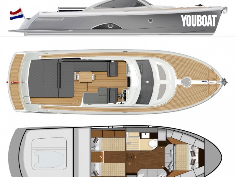 Keizer Yachts 42 - 2x400hp twin Volvo D6 400 (Die.) - 13.44m - 2019 - 320.888 £