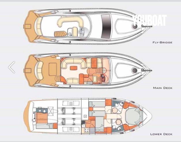 Majesty Yachts 50 - 2x500ch d9 Volvo Penta (Die.) - 15.77m - 2006 - 267.000 €