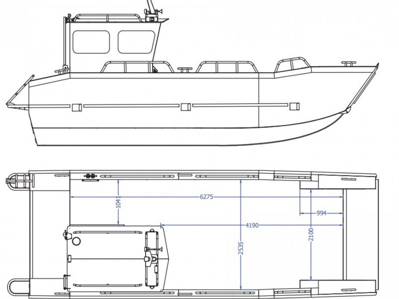 Ms Boat Cwa 800 Wt Extra Large - - - 8m - 2024 - 10 €
