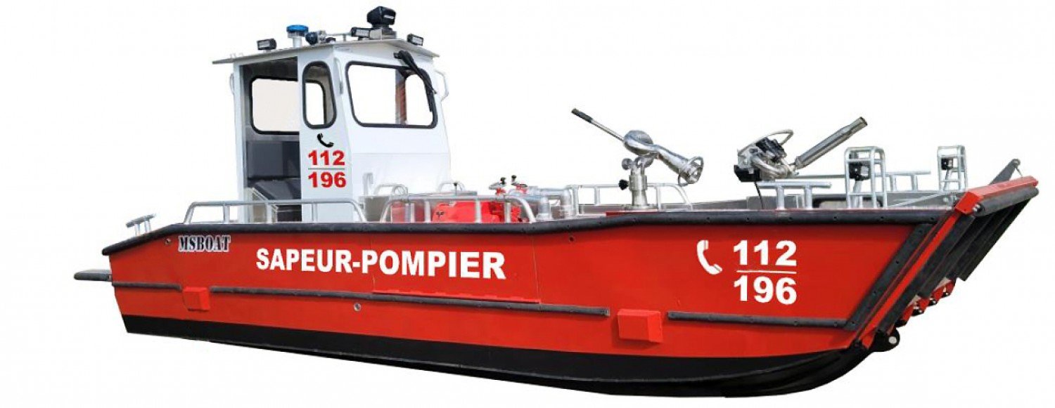 Ms Boat S 610 WT Pompier - Intervention - Secours