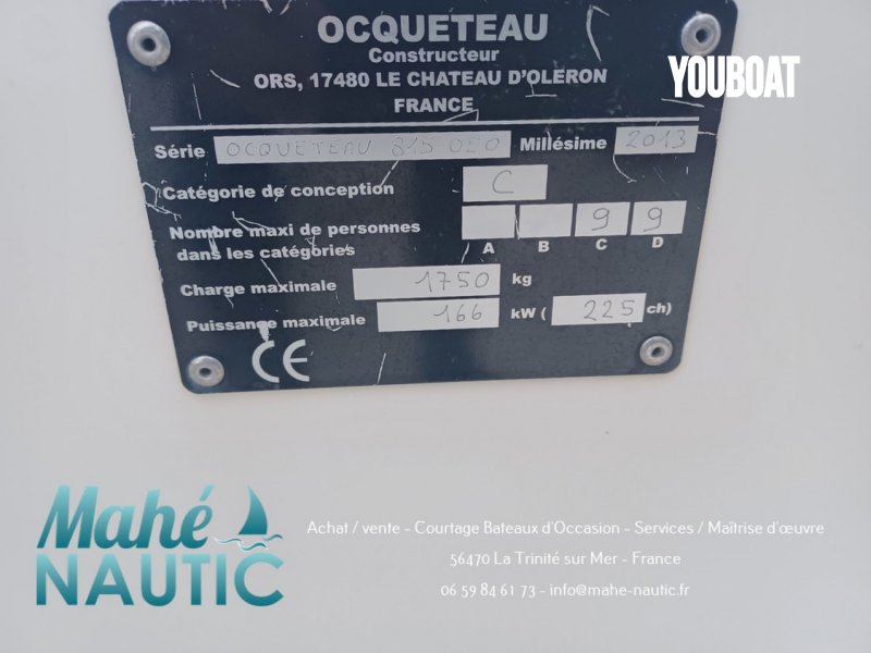 Ocqueteau 815 - 200ch Nanni (Die.) - 7.48m - 2013 - 49.000 €