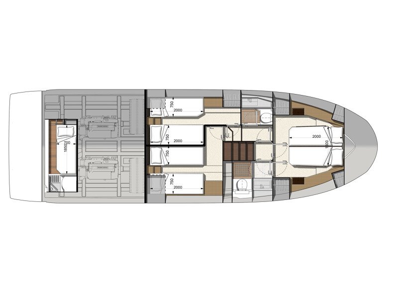 Prestige Yachts 460 Fly - 2x440ch IPS 600 Volvo Penta (Die.) - 14.29m - 2022 - 915.000 €