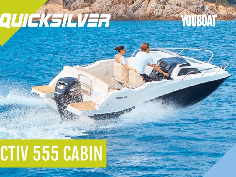 Quicksilver Activ 555 Cabin - 80ch Mercury (Ess.) - 5.29m - 2024 - 31.280 €
