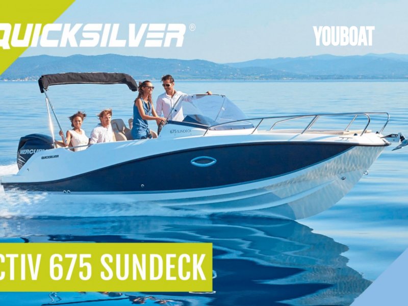 Quicksilver Activ 675 Sundeck - 150ch F150 Mercury (Ess.) - 6.45m - 2023 - 48.680 €