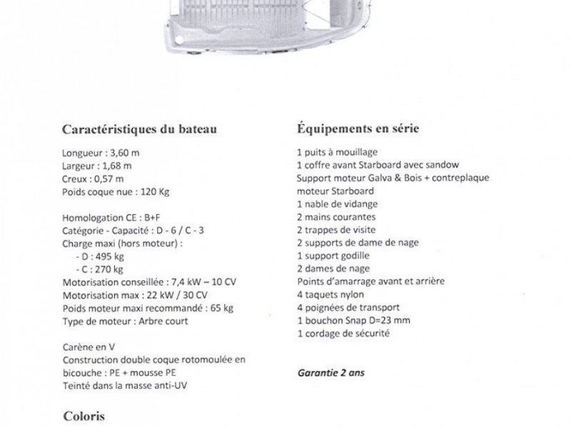 Rigiflex New Matic 360 - - - 3.6m - 2.700 €