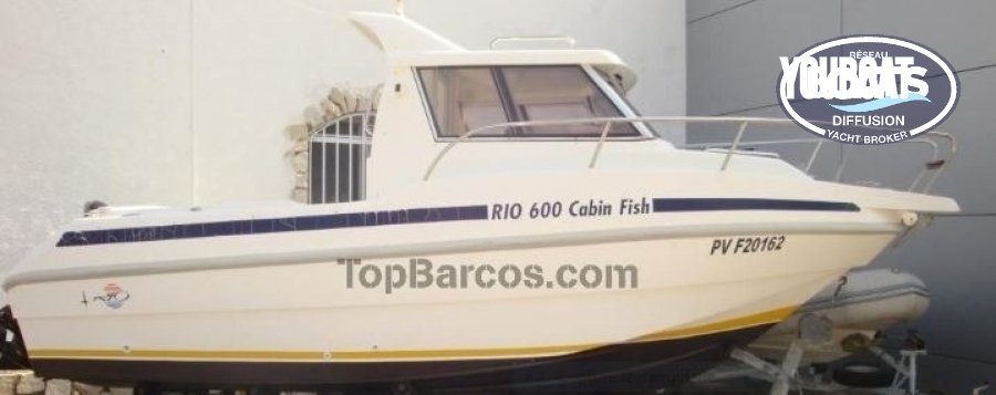 Rio 600 Cabin Fish - 150ch Mercruiser (Die.) - 5.95m - 2004 - 6.500 €