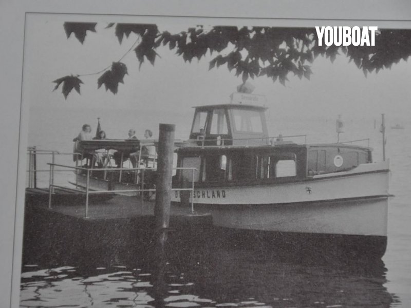 Schless Werft Barkasse Passagierboot Hausboot Stahl - MAN - 1913 - 12.500 €