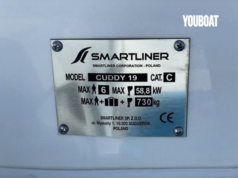 Smartliner 19 Cuddy - F60 ELPT-EFI Mercury - 5.8m - 2023 - 26.995 £