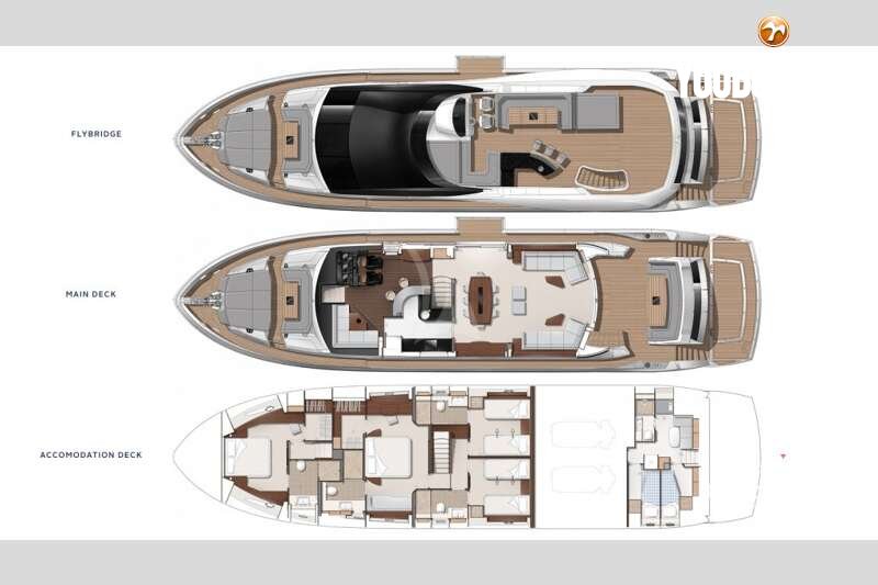 Sunseeker Yacht 86 - 2x1800ch Caterpillar (Die.) - 26.39m - 2008 - 1.695.000 €