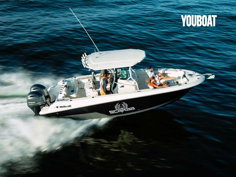 Wellcraft Fisherman 262 - 2x200ch GETX BLANC Yamaha (Ess.) - 8.02m - 2023 - 175.000 €