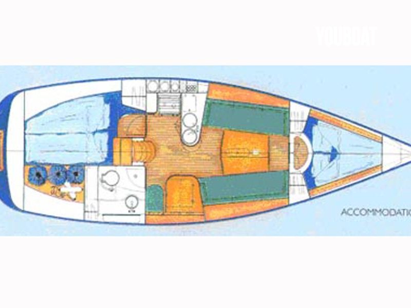 X-Yachts X-332 - 18hp 2GM20FW Yanmar (Die.) - 10.06m - 2001 - 49.950 £