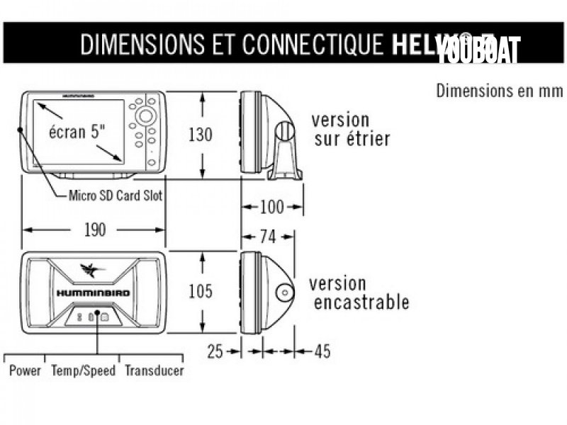 GPS Sondeur - Hélix 5 G2 Humminbird -  - 440,00 €