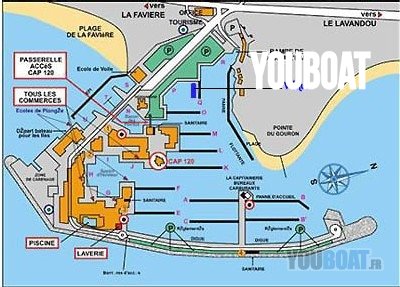 Place de port de 18 Mètres à BORMES les MIMOSAS -  - 525.000 €