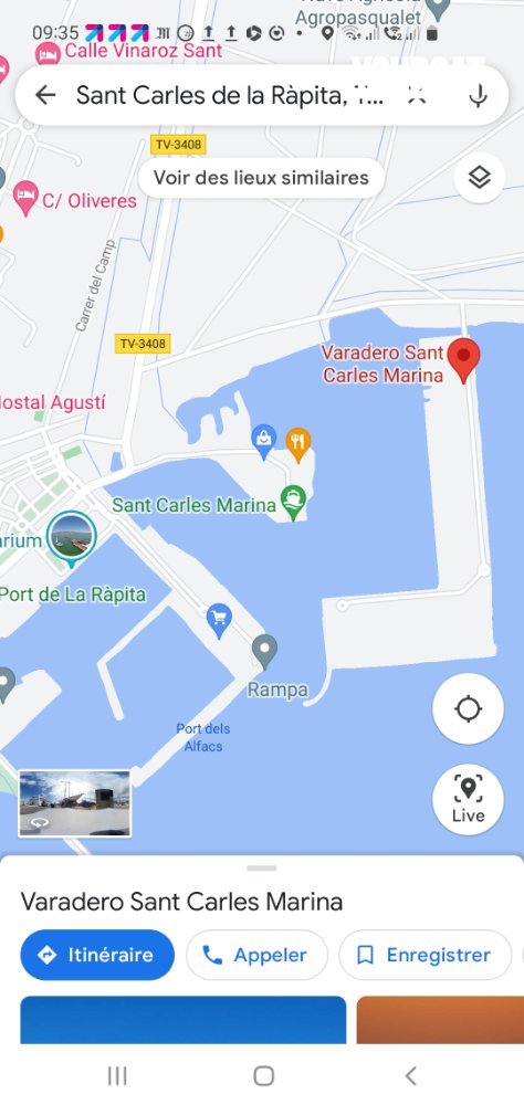 Place marina Catalogne, Espagne, San Carles de la Rapita, 20x5.25 -  - 45.000 €