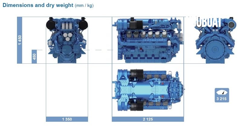 Baudouin New 12M26.3 1200hp - 1650hp Heavy Duty Marine Diesel Engine Package - 1200hp Baudouin (Die.) - 1200ch - 2021 - 122.995 £