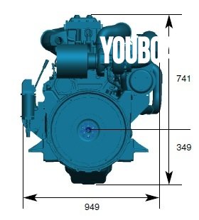 Baudouin New 6M19.3 450hp - 578hp Heavy Duty Marine Diesel Engine - 450hp Baudouin (Die.) - 450ch - 2021 - 33.995 £