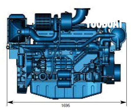 Baudouin NEW 6W126M 400hp - 450hp Heavy Duty Marine Engine Package - 400hp Baudouin (Die.) - 400ch - 2021 - 28.395 £