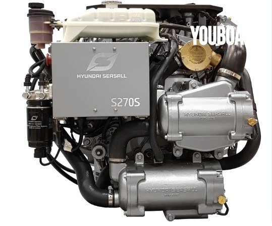 Hyundai SeasAll NEW S270P 270hp Marine Diesel Engine & Gearbox - 270hp Hyundai SeasAll (Die.) - 270ch - 2024 - 28.585 £