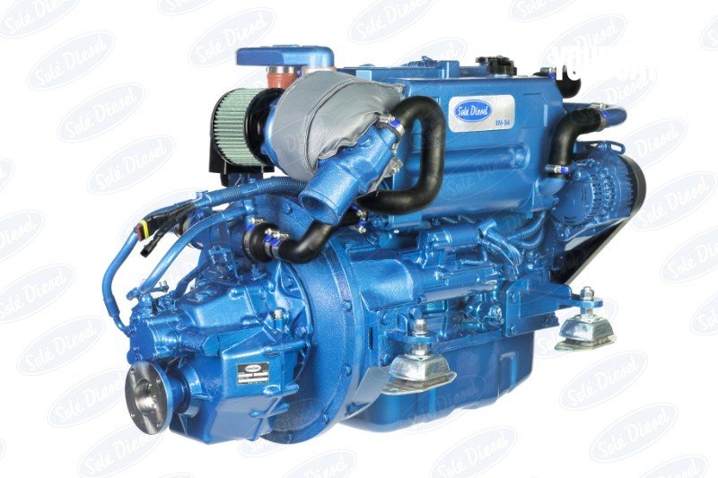 Sole NEW Marine Diesel SM-94 94hp Engine & Gearbox Package
