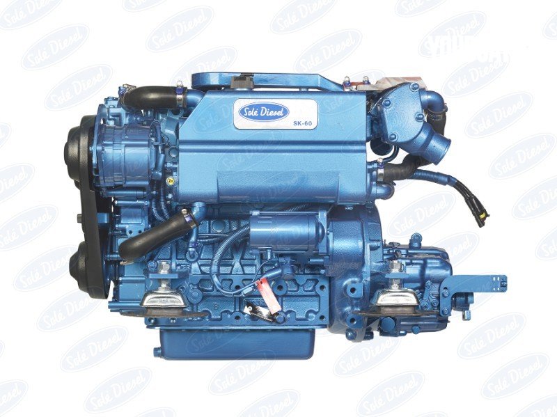 Sole NEW SK-60 Marine 60hp Diesel Engine & Gearbox Package