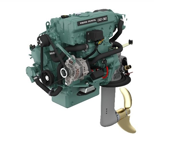 Volvo Penta NEW D2-50 49hp Marine Diesel Engine & 130S Saildrive Package