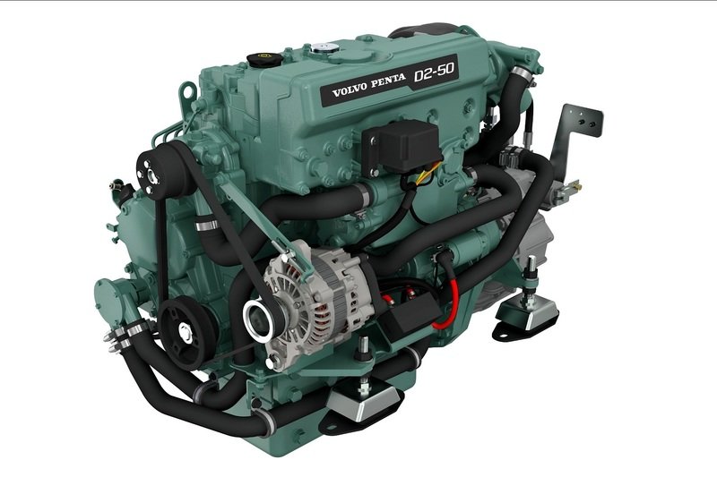 Volvo Penta NEW D2-50 49hp Marine Engine & Gearbox Package