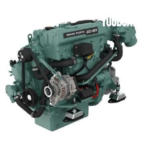 Volvo Penta NEW D2-60 60hp Marine Engine & Gearbox Package