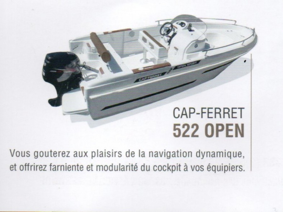 annonce bateau B2 Marine Cap Ferret 522 Open