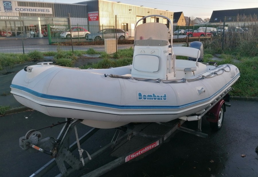 Bateau silver zodiac, moteur et remorque Saint malo Husson Marine