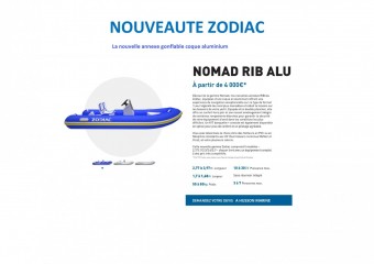 Zodiac Nomad 2.7 Rib Alu Pvc  vendre - Photo 4