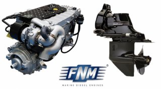 FNM Marine NEW 42HPEP-150 150hp Diesel Engine & Mercruiser Bravo 2 Sterndrive Package new for sale