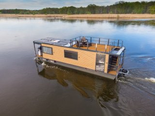 Motorboat House Boat Maison Flottante 12m new - mBoat.eu Patryk Tyszko