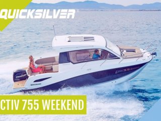 Motorboot Quicksilver Activ 755 Weekend neu - NAUTIC 2000