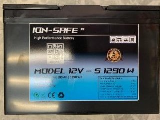 Batterie Lithium de Servitude 12V - Ion Safe neuf
