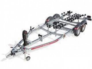 Boat Trailer Remorque satellite 7.5m/ PTAC 2500kg new - GBG YACHTING