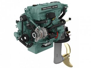 Boat Engine Volvo Penta NEW D2-50 49hp Marine Diesel Engine & 130S Saildrive Package new - Marine Enterprises Ltd New Sales